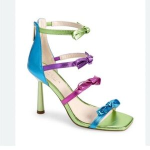 CECELIA NEW YORK Multicolor Strappy Heels